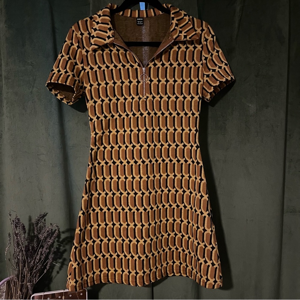 Shein 70s Mod Retro Dress